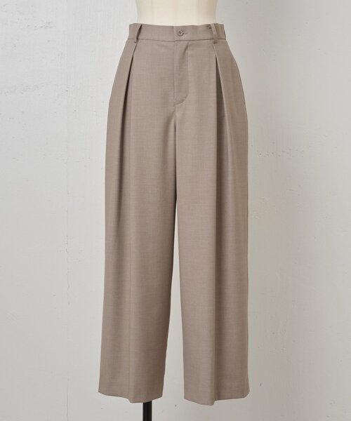 BEARDSLEY（ビアズリー）の「ワイドレッグパンツ（その他パンツ・レディース・ブラック/ベージュ・1/0）」の6枚目の写真