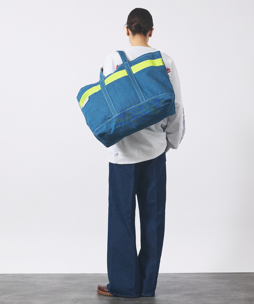 WEEKEND(ER)(ウィークエンダー)の「【WEEKENDER/ウィークエンダー】 SAFETY DENIM TOTE/デニム/トートバッグ旅行/デイリーユース【WEB限定】(バックパック/リュック・メンズ・ブルー/ブラック/ダークネイビー・フリー)」の15枚目の写真