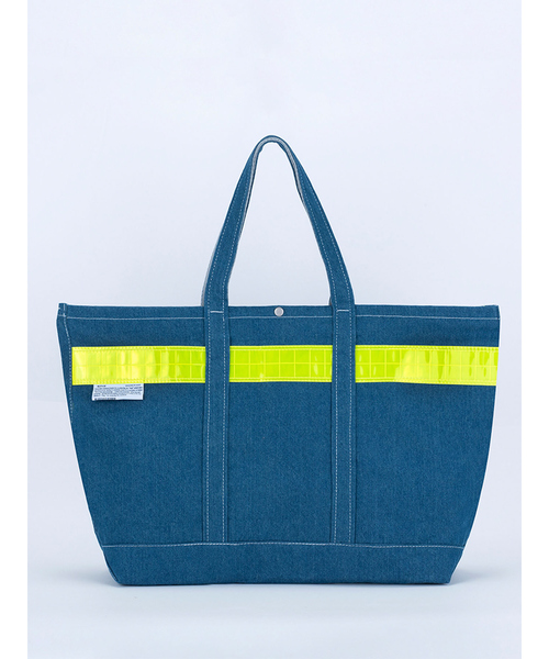 WEEKEND(ER)(ウィークエンダー)の「【WEEKENDER/ウィークエンダー】 SAFETY DENIM TOTE/デニム/トートバッグ旅行/デイリーユース【WEB限定】(バックパック/リュック・メンズ・ブルー/ブラック/ダークネイビー・フリー)」の16枚目の写真