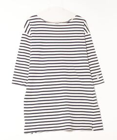 美品 ETRE TOKYO ワンショルダーボーダープルオーバー セール】ワンショルダーボーダープルオーバー（Tシャツ