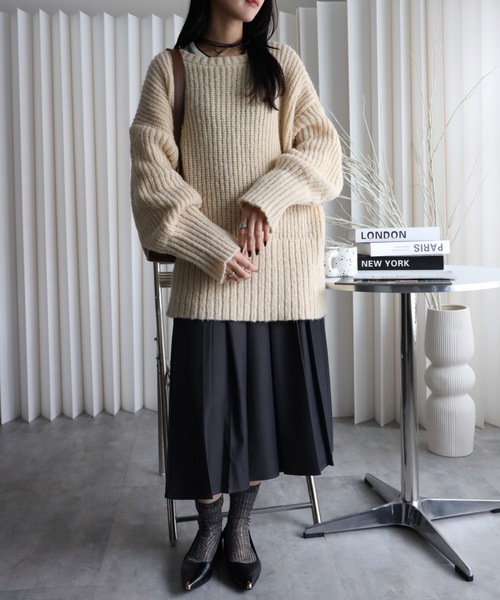 model：164cm. 着用サイズ：FREE
