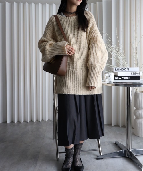 model：164cm. 着用サイズ：FREE