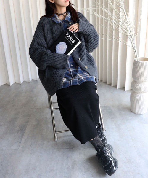 model：164cm. 着用サイズ：FREE
