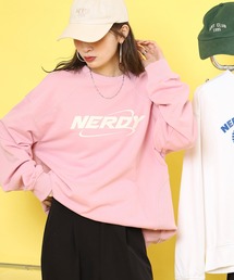NERDY（ノルディ）の「ステッチロゴスウェットシャツ（スウェット・メンズ）」