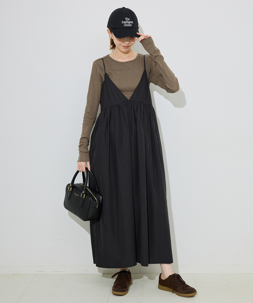 MILLER（ミラー）の「《追加6/一部カラーWEB・店舗限定》miller  SLOBE別注 SHEER RIB クルーネック（Tシャツ/カットソー・レディース・グレー/ホワイト/ブラウン/グリーン/レッド/ピンク・FREE）」の18枚目の写真
