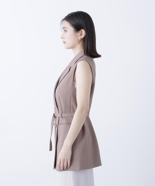 NATURAL BEAUTY BASIC(ナチュラルビューティーベーシック)の「◇ベルテッドボクシージレ(その他アウター・レディース・ダークブラウン/ベージュ・MEDIUM/SMALL)」の17枚目の写真