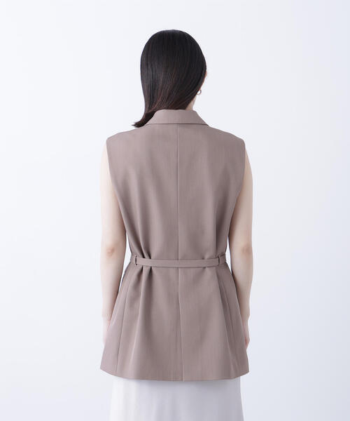 NATURAL BEAUTY BASIC(ナチュラルビューティーベーシック)の「◇ベルテッドボクシージレ(その他アウター・レディース・ダークブラウン/ベージュ・MEDIUM/SMALL)」の18枚目の写真