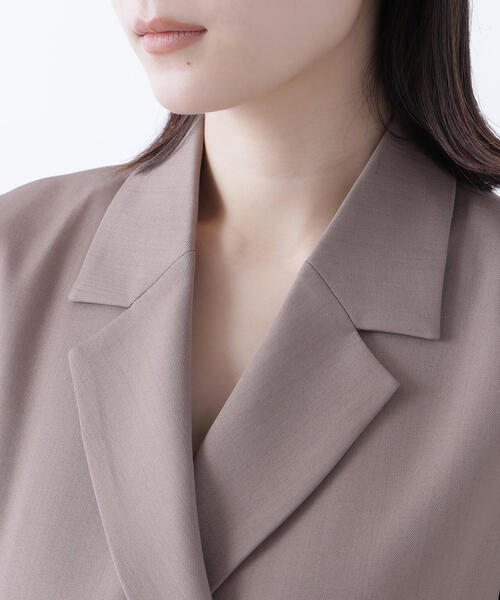 NATURAL BEAUTY BASIC(ナチュラルビューティーベーシック)の「◇ベルテッドボクシージレ(その他アウター・レディース・ダークブラウン/ベージュ・MEDIUM/SMALL)」の19枚目の写真