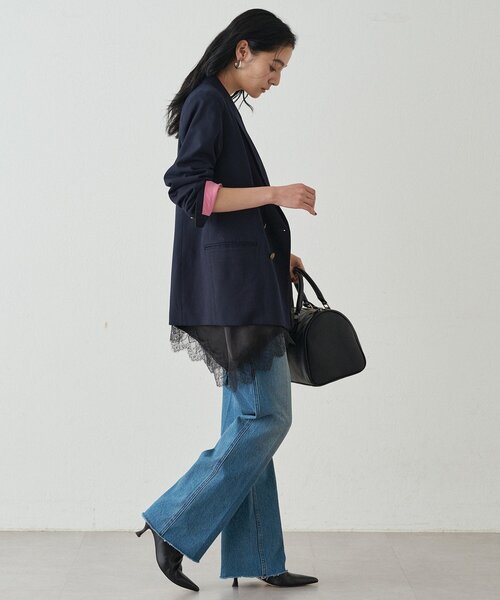 LOUNGEDRESS（ラウンジドレス）の「【20周年限定】テーラードジャケット（テーラードジャケット・レディース・ネイビー/キャメル・FREE）」の5枚目の写真