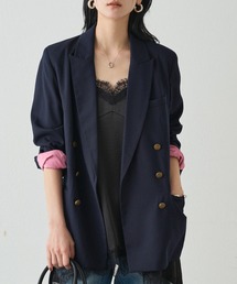 loungedress ラウンジドレス ジレ ロング ベスト ネイビー Free LOUNGEDRESS（ラウンジドレス）の「ベストセットアップ