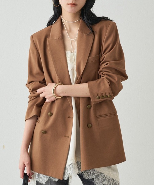 リネンライクシアージャケット　ラウンジドレス LOUNGEDRESS（ラウンジドレス）の「リネンライクシアー