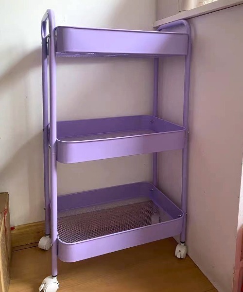 キャスター付き3段カラーワゴン（収納グッズ）｜Made in I（メイドイン