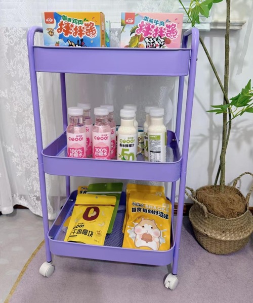 キャスター付き3段カラーワゴン（収納グッズ）｜Made in I（メイドイン