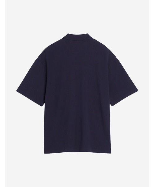 Maison Kitsune（メゾンキツネ）の「FOX HEAD OVERSIZE POLO（ポロシャツ・メンズ・ブラック/ネイビー・XS/S/M/L/XL）」の6枚目の写真
