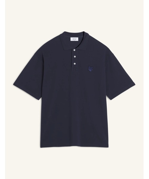 Maison Kitsune(メゾンキツネ)の「FOX HEAD OVERSIZE POLO(ポロシャツ・メンズ・ブラック/ネイビー/ダークグレー/ライトグリーン系/ベビーピンク・XS/S/M/L/XL)」の6枚目の写真