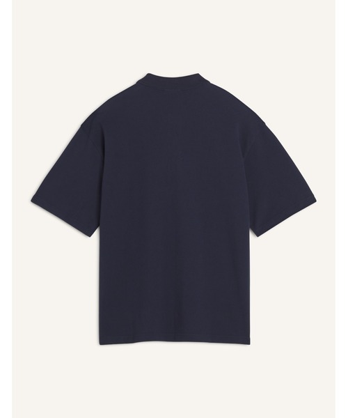 Maison Kitsune(メゾンキツネ)の「FOX HEAD OVERSIZE POLO(ポロシャツ・メンズ・ブラック/ネイビー/ダークグレー/ライトグリーン系/ベビーピンク・XS/S/M/L/XL)」の7枚目の写真