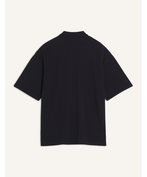 Maison Kitsune(メゾンキツネ)の「FOX HEAD OVERSIZE POLO(ポロシャツ・メンズ・ブラック/ネイビー/ダークグレー/ライトグリーン系/ベビーピンク・XS/S/M/L/XL)」の9枚目の写真
