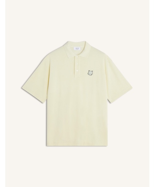 Maison Kitsune(メゾンキツネ)の「FOX HEAD OVERSIZE POLO(ポロシャツ・メンズ・ブラック/ネイビー/ダークグレー/ライトグリーン系/ベビーピンク・XS/S/M/L/XL)」の10枚目の写真
