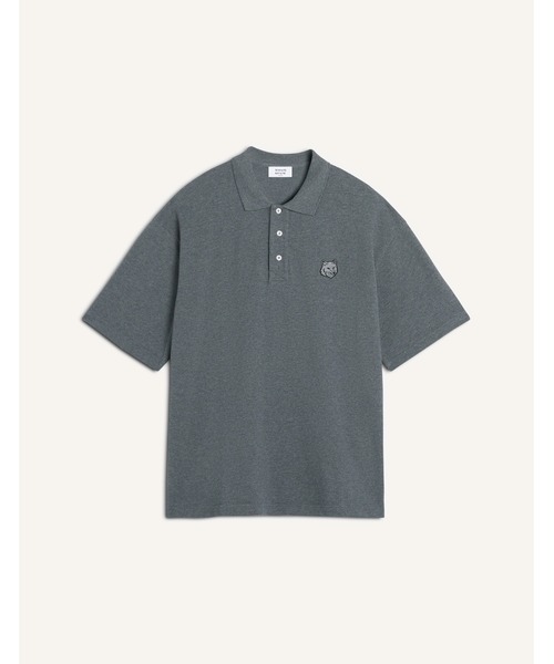 Maison Kitsune（メゾンキツネ）の「FOX HEAD OVERSIZE POLO（ポロシャツ・メンズ・ブラック/ネイビー/ダークグレー/ライトグリーン系/ベビーピンク・XS/S/M/L/XL）」の10枚目の写真