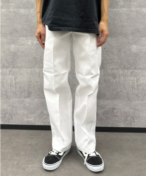 Dickies（ディッキーズ）の「Dickies/ディッキーズ Original 874(R) ワークパンツ センタープレス スケーターパンツ レングス30インチ（チノパンツ・メンズ・カーキ/チャコールグレー/ブラック/ダークブラウン/ネイビー/ダークグリーン/グレー/シルバー/オリーブ/ブルーグリーン/マルーン/レッド/ホワイト/グリーン/ヘザーチャコール・32/28/30/34/36）」の2枚目の写真