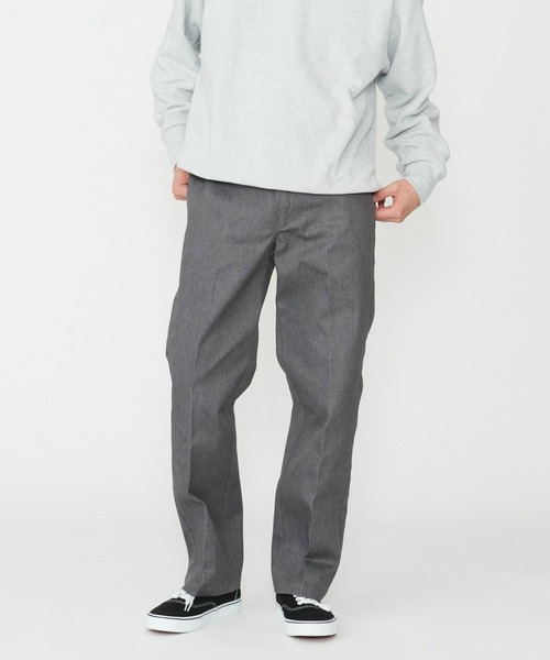 Dickies（ディッキーズ）の「Dickies/ディッキーズ Original 874(R) ワークパンツ センタープレス スケーターパンツ レングス30インチ（チノパンツ・メンズ・カーキ/チャコールグレー/ブラック/ダークブラウン/ネイビー/ダークグリーン/グレー/シルバー/オリーブ/ブルーグリーン/マルーン/レッド/ホワイト/グリーン/ヘザーチャコール・32/28/30/34/36）」の6枚目の写真