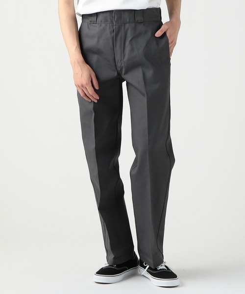 Dickies（ディッキーズ）の「Dickies/ディッキーズ Original 874(R) ワークパンツ センタープレス スケーターパンツ レングス30インチ（チノパンツ・メンズ・カーキ/チャコールグレー/ブラック/ダークブラウン/ネイビー/ダークグリーン/グレー/シルバー/オリーブ/ブルーグリーン/マルーン/レッド/ホワイト/グリーン/ヘザーチャコール・32/28/30/34/36）」の17枚目の写真
