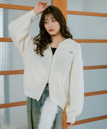 ニット」に該当するパーカー（ホワイト/白色系）ファッション通販