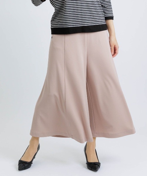 STUDIO PICONE（スタジオピッコーネ）の「マットポンチ八分丈ワイドパンツ（その他パンツ・レディース・ベージュ/グリーン/ライトグレー/ネイビー・M/LL/L）」の8枚目の写真