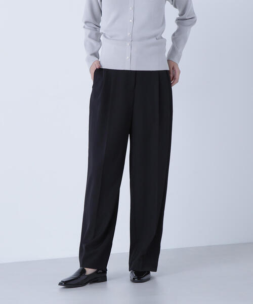 NATURAL BEAUTY BASIC（ナチュラルビューティーベーシック）の「◇【CLASSY.掲載】【ちょうど、いい服】くびれ仕込みベルテッドパンツ（その他パンツ・レディース・ブラック/ベージュ/イエロー/ブラウン・LARGE/SMALL/MEDIUM/P/S）」の13枚目の写真