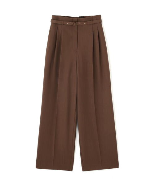 NATURAL BEAUTY BASIC（ナチュラルビューティーベーシック）の「◇【CLASSY.掲載】【ちょうど、いい服】くびれ仕込みベルテッドパンツ（その他パンツ・レディース・ブラック/ベージュ/イエロー/ブラウン・LARGE/SMALL/MEDIUM/P/S）」の9枚目の写真