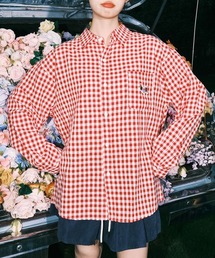 NEW GENTLEMAN（ニュージェントルマン）の「ポッピングチェック オーバーサイズシャツ（シャツ/ブラウス）」