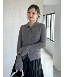 SNIDEL | シアーモヘヤポロニット(ニット/セーター)