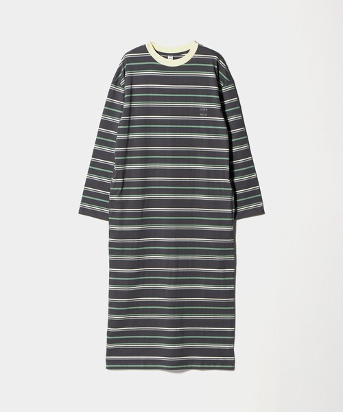 CITEN（シテン）の「＜CITEN＞CITENロゴカットワンピース（ワンピース・レディース・ブラック/ダークグレー・M/S）」の8枚目の写真