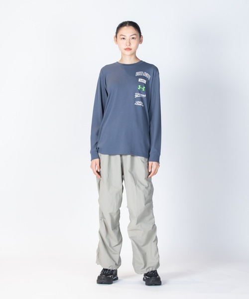 UNDER ARMOUR（アンダーアーマー）の「UAヘビーウエイト グラフィック ロングスリーブ Tシャツ（ライフスタイル/メンズ）（Tシャツ/カットソー・メンズ・チャコールグレー・L/3XL/M/S/XL/2XL）」の9枚目の写真
