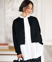 【新色追加】BEAUTY FORM JERSEY スナップカーディガン