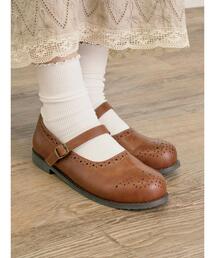 Samansa Mos2 | メダリオンワンストラップシューズ(ドレスシューズ)