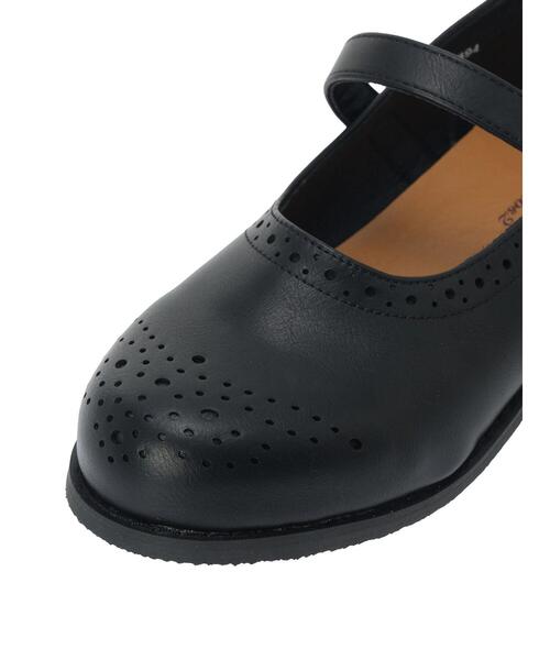 Samansa Mos2（サマンサ モスモス）の「メダリオンワンストラップシューズ（ドレスシューズ・レディース・ブラック/キャメル・XL/L/M/S）」の6枚目の写真