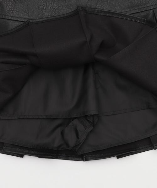 WEGO（ウィゴー）の「WEGO/PUプリーツスカパン（スカート・レディース・ブラック/ブラウン・MEDIUM/SMALL/X-SMALL）」の13枚目の写真