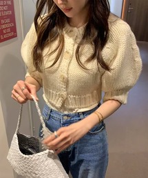 フォクシー　パフスリーブ　ボレロカーディガン　ニットジャケット　40　ベージュ 楽天市場】フォクシー ボレロ 40の通販
