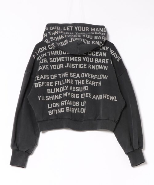 Cepica（セピカ）の「バックロゴショートパーカー（パーカー・レディース・グレー/チャコールグレー・FREE）」の3枚目の写真