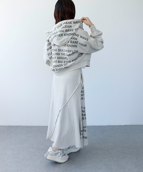 Cepica（セピカ）の「バックロゴショートパーカー（パーカー・レディース・グレー/チャコールグレー・FREE）」の15枚目の写真