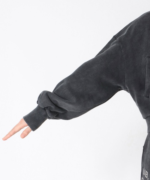 Cepica（セピカ）の「バックロゴショートパーカー（パーカー・レディース・グレー/チャコールグレー・FREE）」の20枚目の写真