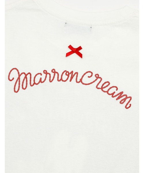 Little sunny bite（リトルサニーバイト）の「MARRONCREAM x little sunny bite big tee（Tシャツ/カットソー・レディース・ホワイト/ブラック/ピンク・SMALL/MEDIUM）」の12枚目の写真