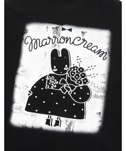 Little sunny bite（リトルサニーバイト）の「MARRONCREAM x little sunny bite big tee（Tシャツ/カットソー・レディース・ホワイト/ブラック/ピンク・SMALL/MEDIUM）」の18枚目の写真