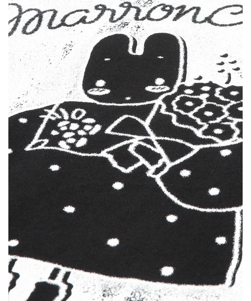 Little sunny bite（リトルサニーバイト）の「MARRONCREAM x little sunny bite big tee（Tシャツ/カットソー・レディース・ホワイト/ブラック/ピンク・SMALL/MEDIUM）」の19枚目の写真