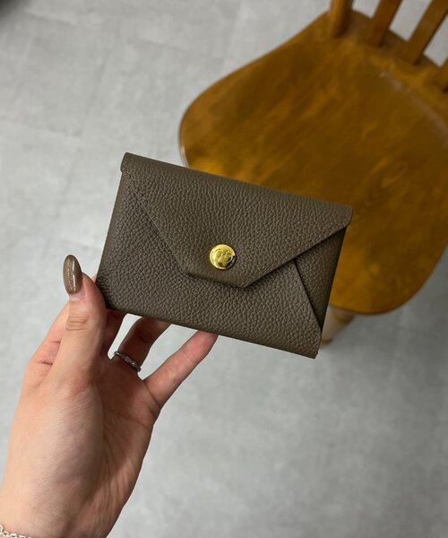 gemeil(ジェムイル)の「シボレザーカードケース(PT-315)(名刺入れ・レディース・ブルー/グリーン/グレー系その他/グレー/ブラック・FREE)」の22枚目の写真