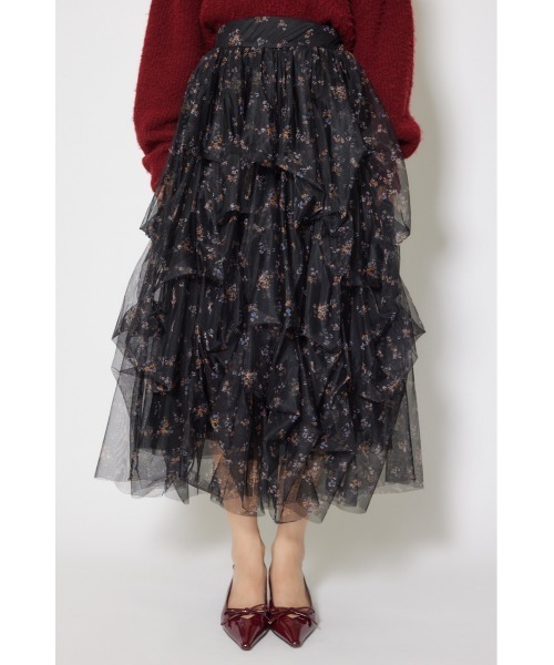 rienda(リエンダ)の「ランダムタックチュールスカート 秋服 冬服(スカート・レディース・ホワイト系その他/ピンク/ブラック系その他・SMALL/MEDIUM)」の22枚目の写真