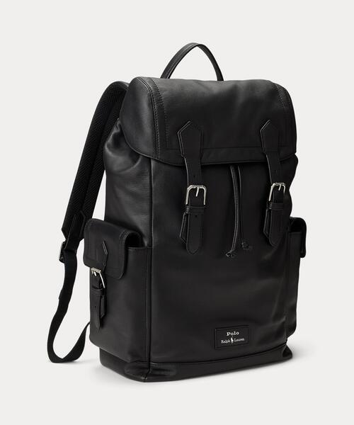 Ralph Lauren バックパック スムース レザー バックパック（バックパック/リュック）｜POLO