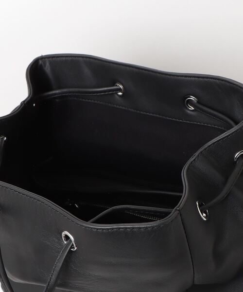 POLO RALPH LAUREN（ポロ ラルフ ローレン）の「スムース レザー バックパック（バックパック/リュック・メンズ・ブラック系1・ONE）」の11枚目の写真