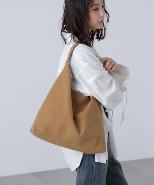 FREE'S MART（フリーズマート）の「◆スエードライクショルダーバッグ（ショルダーバッグ・レディース・グレー/ブラウン・ﾌﾘ-）」の12枚目の写真